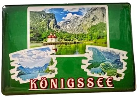 Königssee Souvenir- Königssee Kühlschrankmagnet - fridge magnet , Berchtesgaden , Deutschland Souvenir 081024