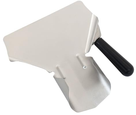 suiwotin 1pc Stainless Steel French Fry Scoop Popcorn Scoop, Popcorn Scooper Quick Fill Tool for Food Bags & Boxes, Right Handle