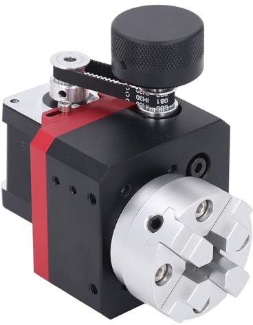 Engraving Machine 4th Axes Stepper Motor, CNC Engraver Machine Router Rotational Axis CNC Router Milling Machine Table