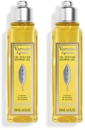 L'OCCITANE - Duschgel Eisenkraut - 250 ml - In Frankreich hergestellt (Packung mit 2)