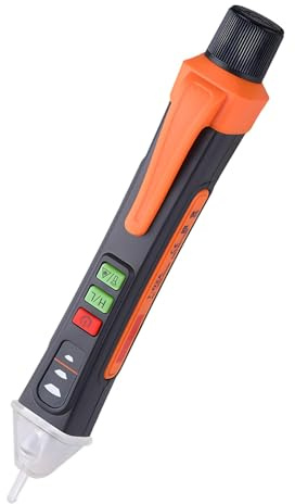 Non-Contact Voltage Tester Pen Sensitivity LCD Display Dual Range AC | Bright visual reading screen, Built-in flashlight, Detection mode selector, Safe measurement device, Socket breaker finding