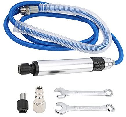 Máquina Pulidora Neumática KP - 609, Pulidora de Superficies con Velocidad Ajustable, 35000rpm, Acero Aleado - Alta Eficiencia, Doble Rodamiento, Ideal para Pulimento y Reparador (Estilo de EE. UU.)