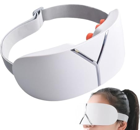 Masseur Électrique Pour Les Yeux, Appareil De Relaxation Du Visage, Masseur Pour Masque Pour Les Yeux, Rapide Avec 3 Niveaux De Chaleur Et Modes De Massage, Pour enfant, Adultes Et Personnes Âgées