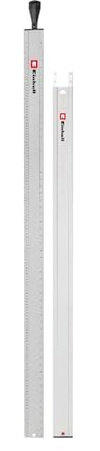 Einhell 2-tlg. Universal-Sägeschiene | Max. Spannweite 2500 mm | 50-kg-Spannkraft | Aluminiumprofil | rutschhemmende Klemmflächen | Schnellspannmechanismus