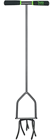 Yard Butler Twist Tiller garden cultivator & hand tiller heavy duty garden claw hand tool - ITNT-4