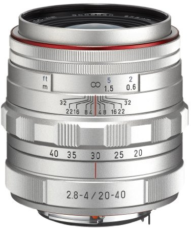 Pentax 23010 Objectif HD DA 20-40 mm f/2,8-4 ED Argent