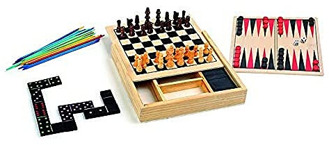 Small Foot Company 3491 - Spieleklassiker, 4-in-1
