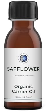 Mystic Moments | Bio-Färberdistel-Trägeröl | 250ml | Bio-Färberdistel-Öl für Hautpflege, Haarpflege, Massage und kosmetische Mischungen.