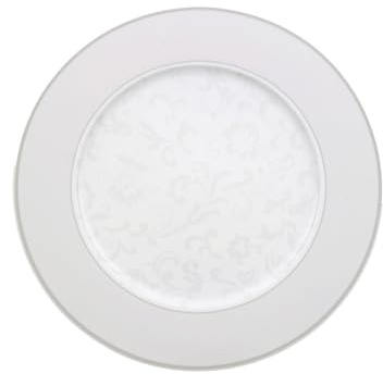 Villeroy & Boch Gray Pearl Plato de Presentación de 30 cm de Diámetro, Porcelana, Blanco, 30x30x3 cm