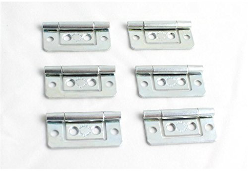 Möberlscharnier gerade - 40mm - verzinkt - 6er Set