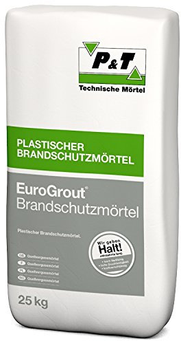 P+T EuroGrout Brandschutzmörtel, 25 kg/Sack