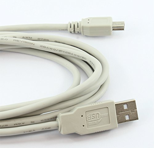 rhinocables USB Micro USB v2.0 A to USB Micro Type B High Speed Cable Charge Data Sync Lead Grey 1.8m Beige