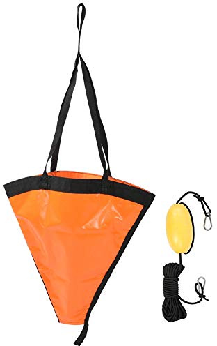 cersalt Fischerboot Anker, Fischerboot, Boot Fischerboot, Gummi Fischerboot für Yacht Dinghy Kayak(Orange)