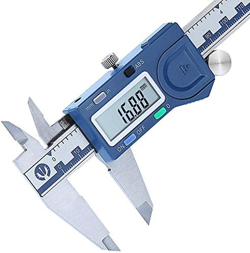 Schieblehre 0-150/200 / 300mm Edelstahl Electronic Digital Caliper Trammel Precision Metrisches Messwerkzeug mit LCD-Bildschirm LQHZWYC (Size : 0-300mm)