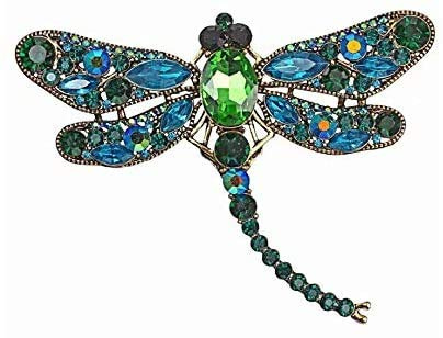 Hinleise Libellen-Brosche für Damen, Emaille, Insekten- und Libellen-Brosche