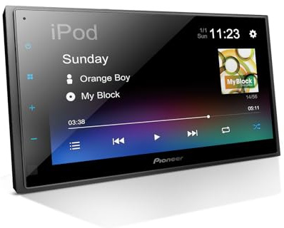 Pioneer DMH-130BT 6.8 Capacitive Touchscreen Double Din Car Stereo