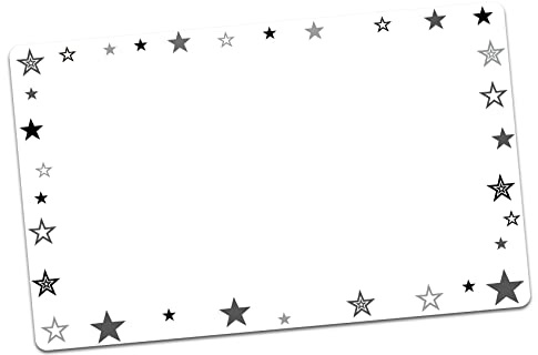 Finest Folia Displayschutz Aufkleber Sterne kompatibel mit Thermomix TM6 | Design Sticker Klebefolie für Küchengerät Zubehör Küchenmaschine wasserfest Schutzfolie als Kratzschutz selbstklebend