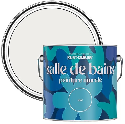 Rust-Oleum Grey Water-Resistant Bathroom Wall & Ceiling Paint - Fleur 2.5L