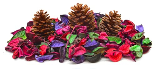 3 Kegel Kiefer und Potpourri Blumen Weihrauch Weihnachtsfarben Geburt Festliche Düfte Weihnachten Tisch Dekoration Ornamente Weihnachten Weihnachten