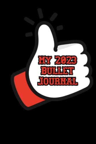 My 2023 Bullet Journal: Dotted notebook, Paper dimensions: 6X9 inches, 200 Numbered pages , Cream paper and Index included.