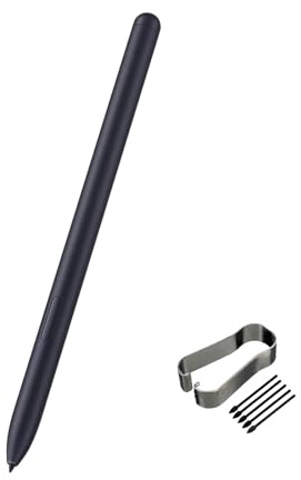 Galaxy Book3 Pro 360 S Pen (NoBluetooth) für Samsung Galaxy Book3 360/Book2 Pro 360/Book2 360/Book Pro 360/Book5 360/Book4 360 Stylus S Pen mit Spitzen/Federn, Mystic Black