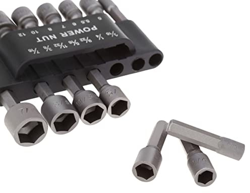 DOITOOL Juego De 14 Adaptadores y Puntas Destornillador Vástago Hexagonal Acero Cromo-vanadio Sin Imán Para Taladros Eléctricos Bricolaje y Reparación Profesional