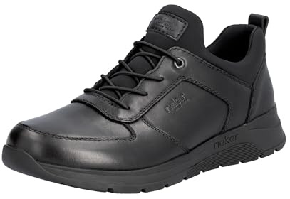 Rieker Herrtofflor 39653, svart, 42 EU