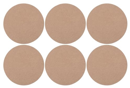 PATIKIL 6 Runde Töpferscheibenplatte, 6 Stück Töpferscheibenplatten für Töpferscheibe, 1/3 Zoll dicke Wurfplatten aus Ton