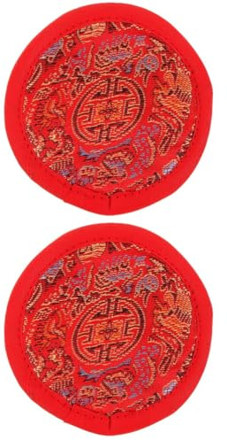 ibasenice 2stücke Nepalesische Klangschalenmatte Handgenähtes Buddha-kissen Meditation Pad Für Klangschalen Hochwertiges Wollmaterial Rutschfest Und Schützend Für Ihre Klangschale