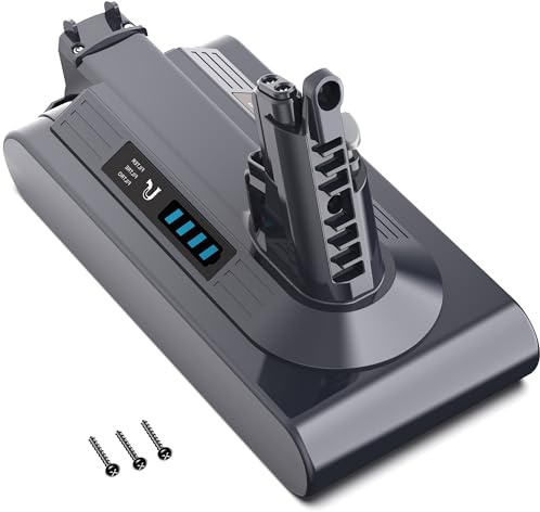 Morpilot Batería de 6500 mAh para Aspiradora de Escoba Inalámbrica Dyson V10 SV12 Series, Cyclone V10 Absolute Animal Pro Motorhead Fluffy Extra, Repuesto 969352-02