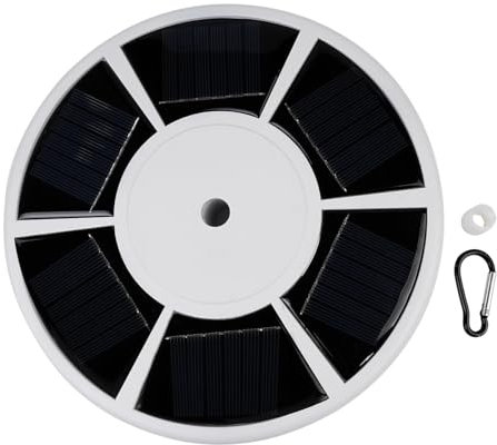 Tiardey Lámpara de asta de Bandera con energía Solar, Fuente de alimentación para luz de jardín, luz de asta de Bandera con Control de luz Incorporado de 2200 mAh, Adecuada para Uso en Exteriores