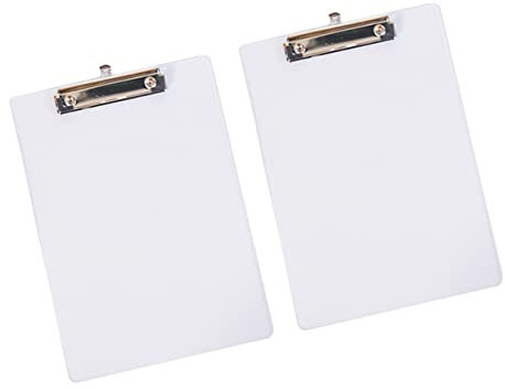 TEHAUX 2stücke Transparente Zwischenablage Für Schule Und Büro Rutschfeste Dokumentenhalter Schreibunterlage Mit Hochwertigem Material