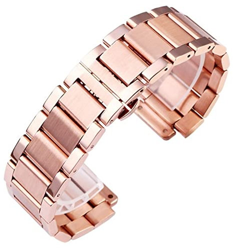 HKIDKK Für Hublot Yubo Classic Fusion Big Bang Uhr aus feinem Stahl mit konvexem männlichem Armband, 27–19 mm Zubehör, 27-19mm, Achat