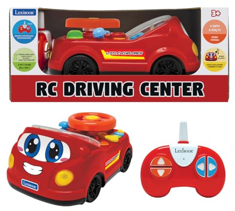 Lexibook, Crosslander Little Explorer RC - fjärrstyrd, interaktiv, funktionspackad leksaksbil - erbjuder realistiska ljud, ljus och interaktiva kontroller för oändlig fantasispel!, RC11
