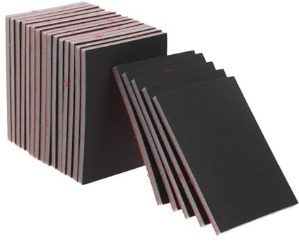 Garneck 3 Set Spugne Abrasive Per Levigatura Kit Per Auto E Cartongesso Grit Flessibile E Resistente Per Riparazioni E Superfici 20 Pezzi * 3
