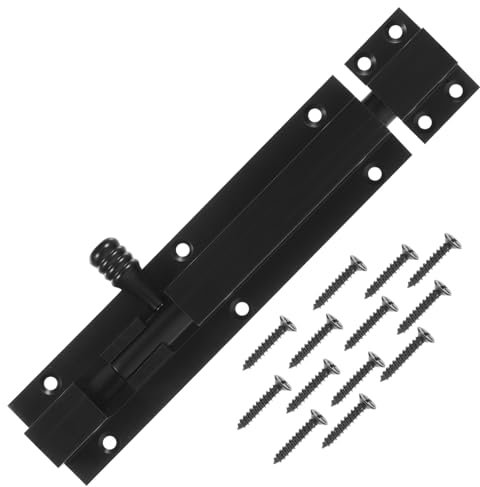 Gatuida Verrou Coulissant Alliage Aluminium Loquet Pour Porte De Salle De Bain Serrure à Glissière Pour Fenêtre Et Grange