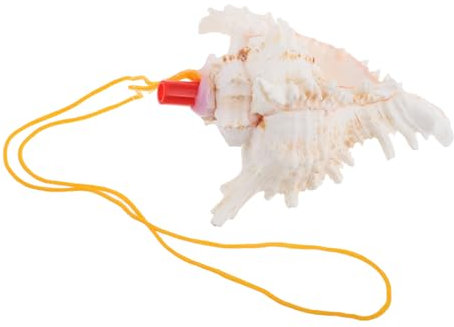 BESPORTBLE Sifflet En Coquillage Grand Modèle Pour Loisirs, Déco Maison – Corne De Coquillage Naturel 11-14 Cm – Sifflet Amusant Puissant Pour Fêtes Et Spectacles