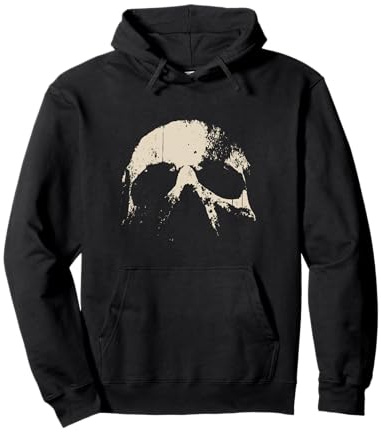Skull Grunge Grafik für Damen Herren Pullover Hoodie