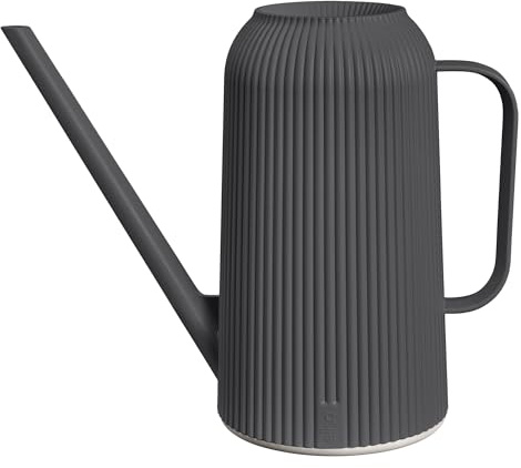 Elho Vibes Fold Watering Can 1.7ltr - Annaffiatoio Piccolo - 100% Plastica Riciclata - L25.2 x B7.4 X H21 - Anthracite