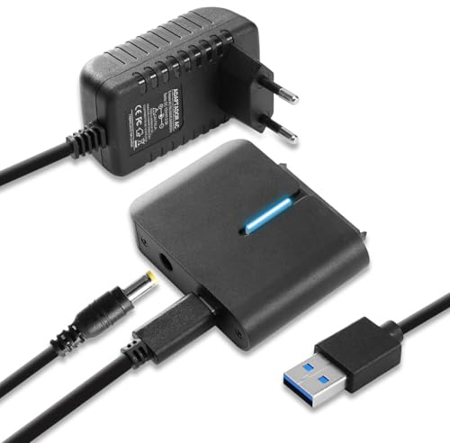 Gbformat 10Gbps USB3.1 Gen2 a SATA III Cable Adaptador de Disco Duro, SATA a USB A Convertidor, Conector de Disco Duro Externo para 2,5''/3,5''HDD/SSD y Unidades ÓpticasSATA, UASP