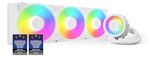ARCTIC Liquid Freezer III Pro 420 A-RGB - Wasserkühlung PC(Generalüberholt) | AIO CPU Wasserkühler, 3x140 mm, 38 mm Radiator, PWM-Pumpe, VRM-Lüfter, AMD AM5/AM4, Intel LGA1851/1700 Contact Frame