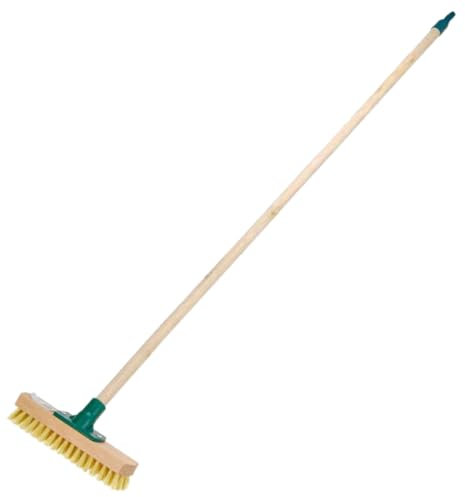 ULTRA CLEAN 07924 Escoba Exterior con Mango de Beige 120 cm