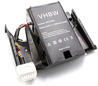 vhbw Akku kompatibel mit Wolf Garten Robo Scooter 300 | Robo Scooter 400, Robo Scooter 600 Rasenroboter Rasenmäher (4000mAh, 25,6V, Li-Ion)