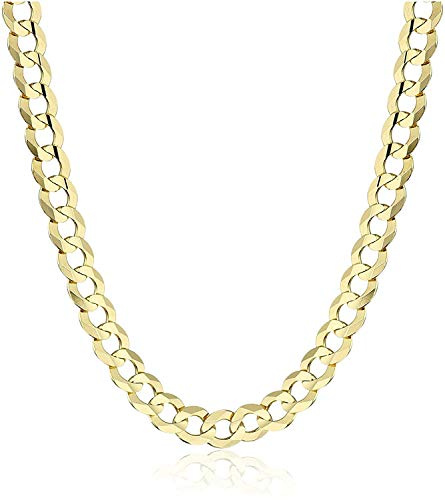 18 Karat 750 Gold Panzerkette Weit Gelbgold Unisex Kette - Breite 5.40 mm