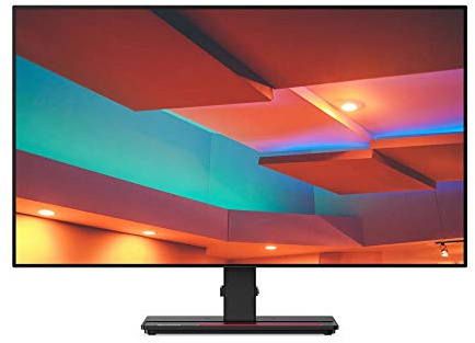 Lenovo ThinkVision P27q-20 27.0 QHD IPS Monitor 4 ms 2xHDMI 1.4 + DP 1.2 + DP(Out) 4 lados sin bordes Regulable en altura Rotacion vertical en la peana - Negro