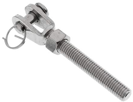 Gabel-Schrauben, Edelstahl, Spannschloss, M5-Gewinde (M6, M8, M10, M12) M12