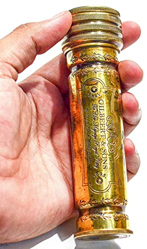 Kaléidoscope en laiton, kaléidoscope fait main, cadeau pour enfants, anniversaire, diplôme, fonctionnel