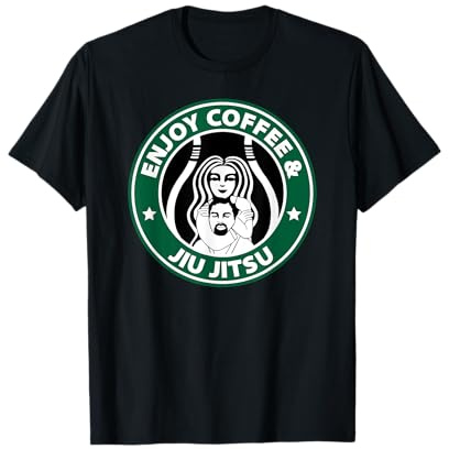Brasilianisches Jiu-Jitsu - Genießen Sie amerikanischen Kaffee Jiu-Jitsu - BJJ T-Shirt