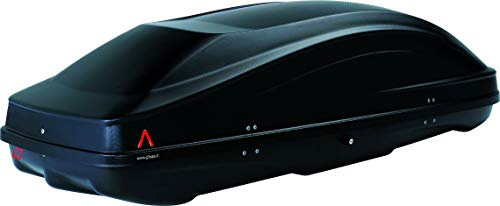 G3 Spark Dachbox 370 Liter Dachkoffer Lx1928mm, Bx550mm, Hx492mm, Autokoffer Kunststoff matt schwarz