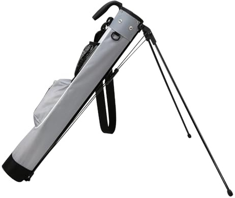 PGM Sac de Golf Sunday – Ultra Léger avec Sangle et Support – Facile à Transporter, Durable et Compact – Idéal pour Practice, Parcours 3 Trous et Pitch & Putt